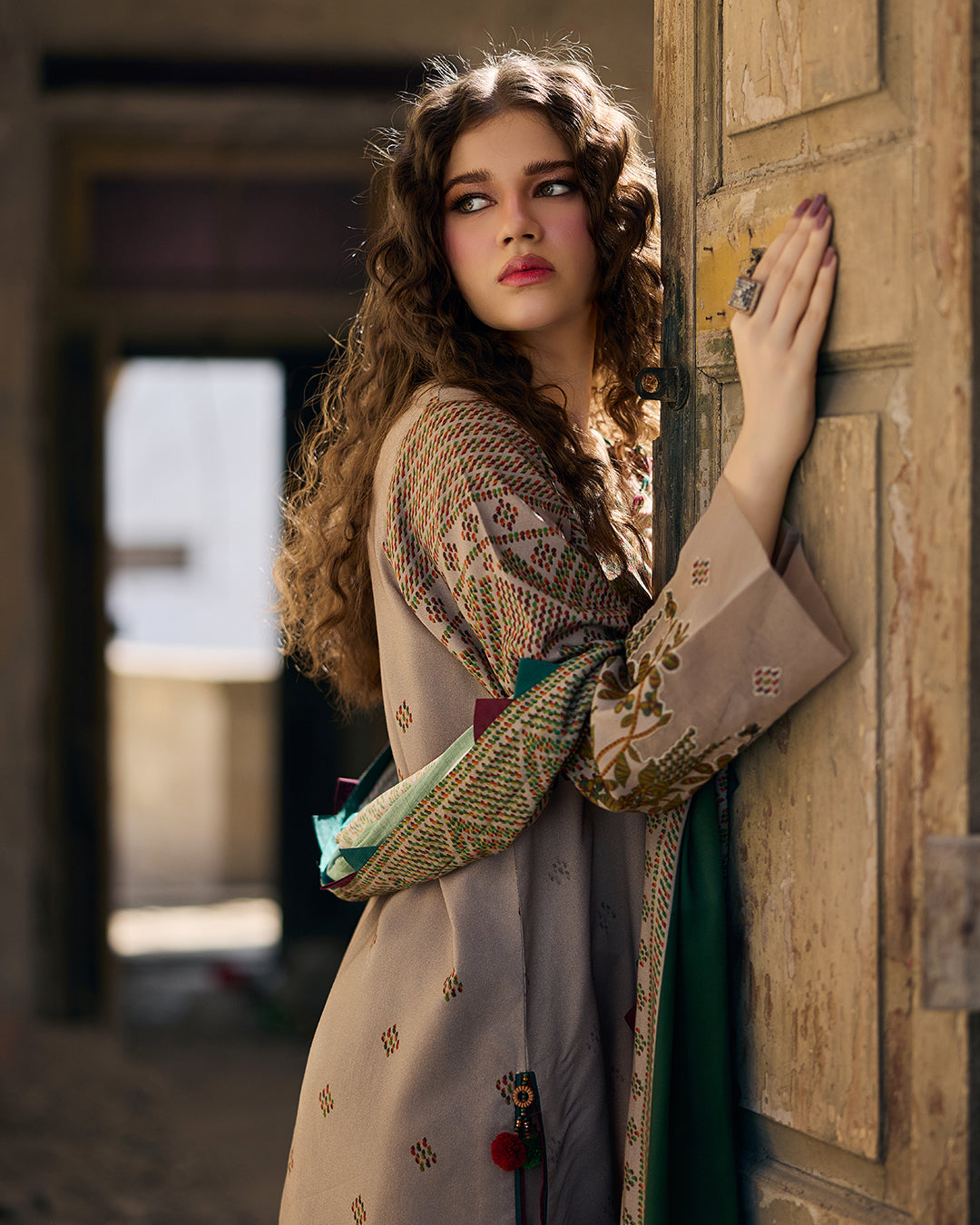 Butter Printed 3pc Dress