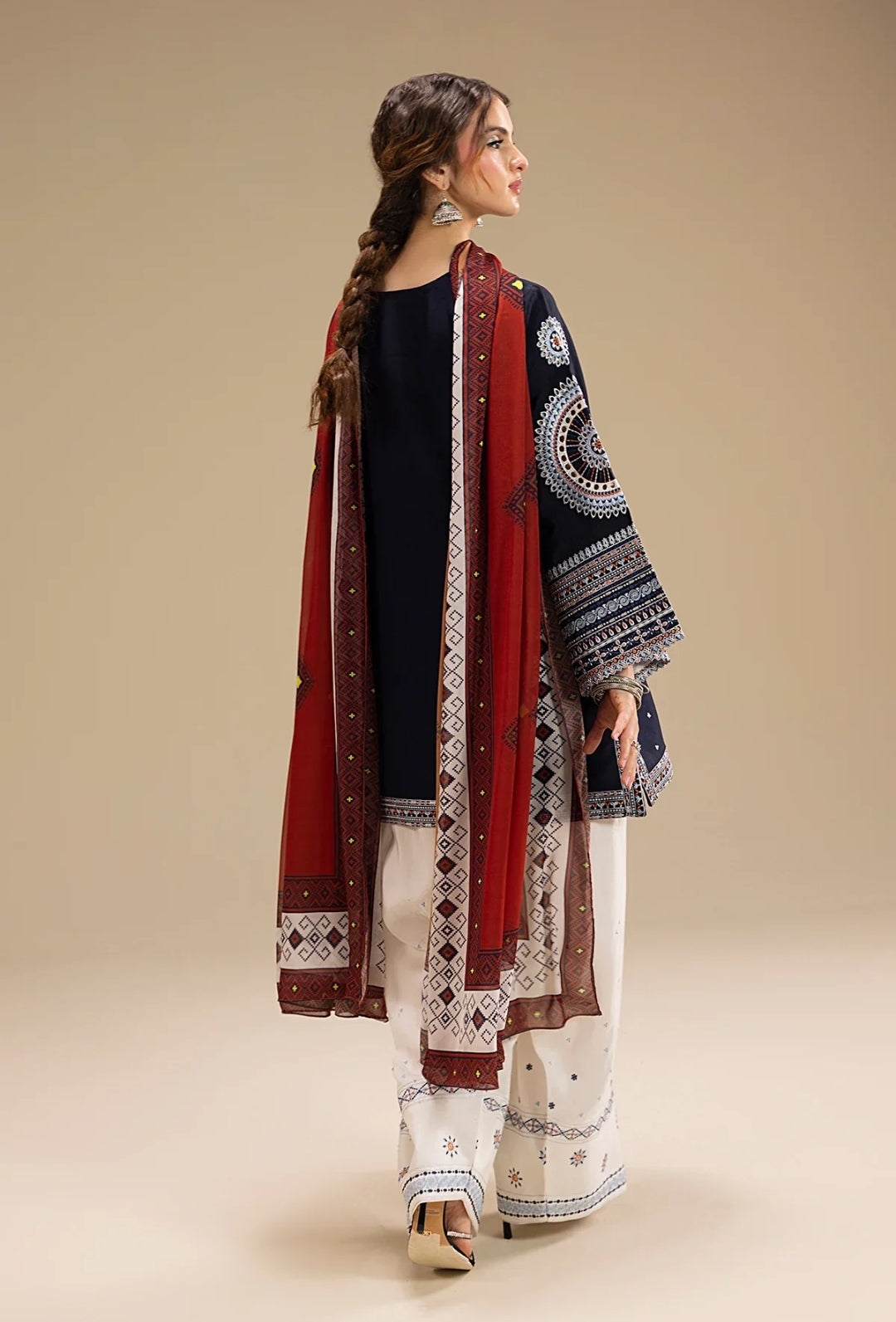 Arzu Full Embroidered 3pcs(Stitched)