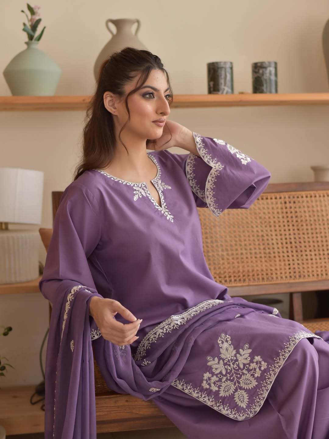 Pakeeza 3pc Dress(Farshi Shalwar)
