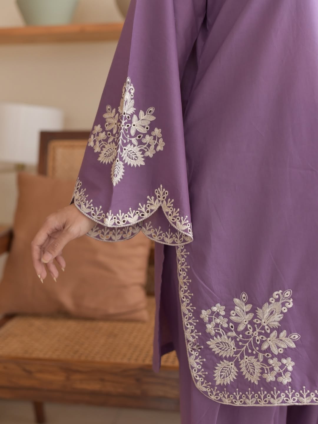 Pakeeza 3pc Dress(Farshi Shalwar)