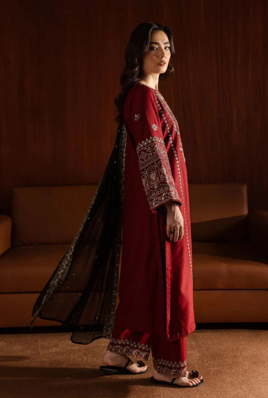 Minsa Embroidered 3pcs