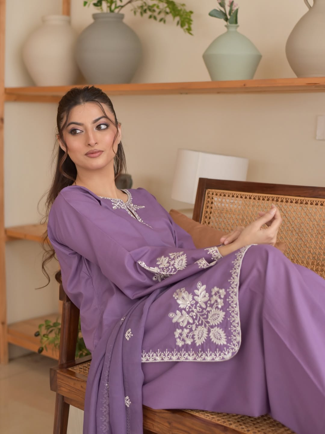 Pakeeza 3pc Dress(Farshi Shalwar)