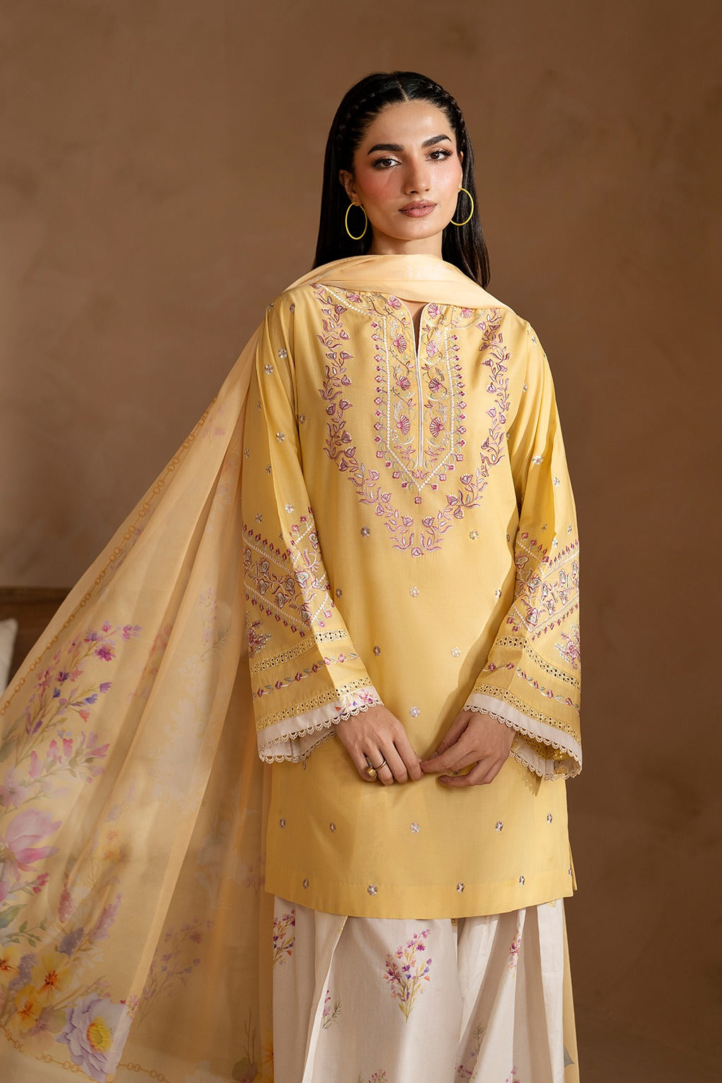 Gulabo Embroidered 3pcs