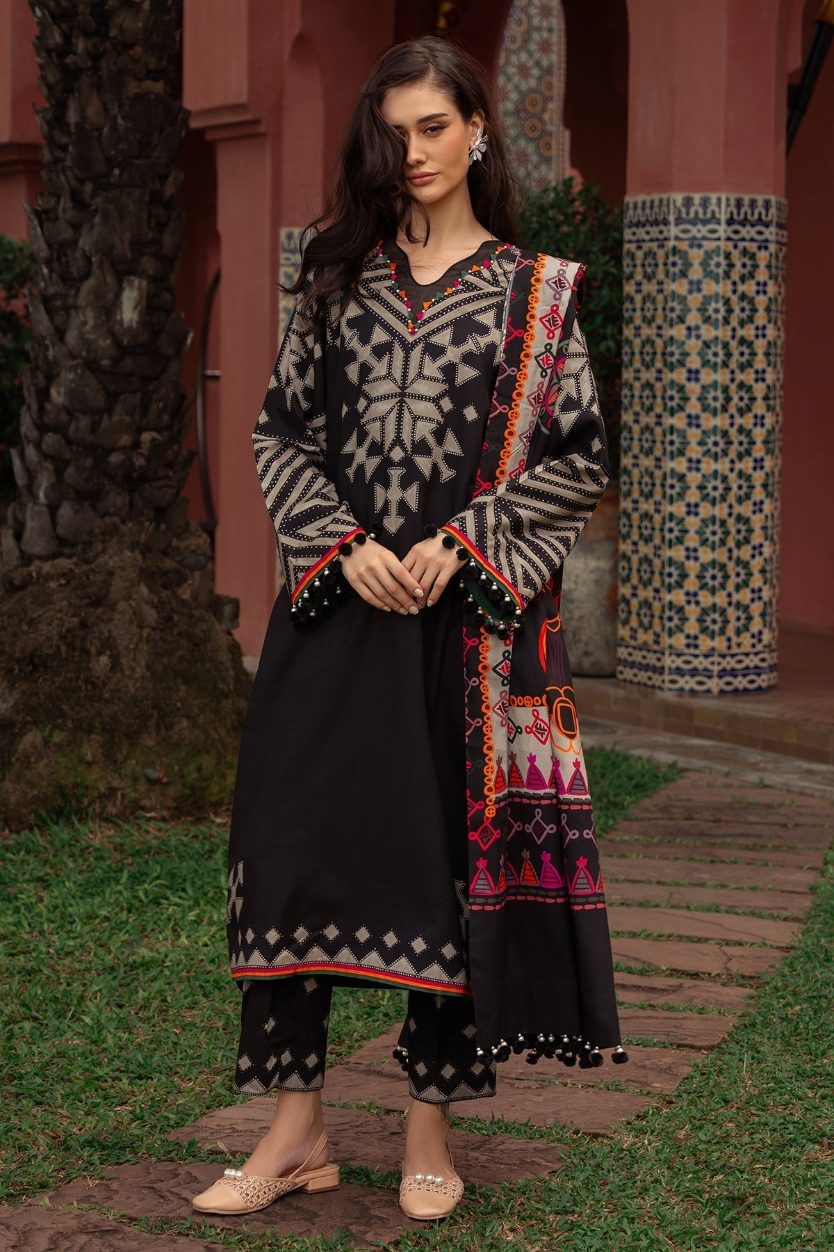 Black Moon printed 3pc