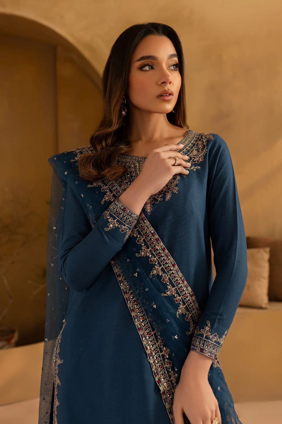 Mira Embroidered 3pc Dress