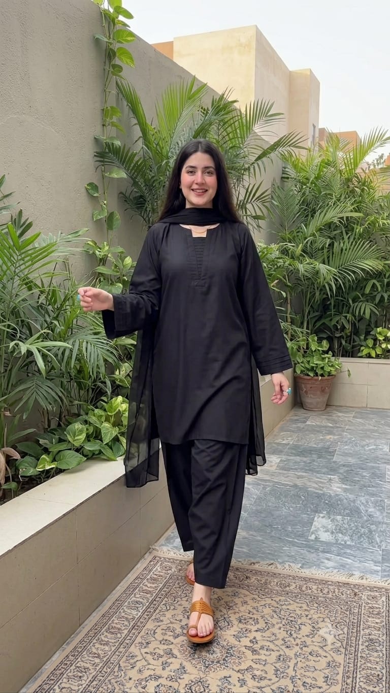 Rawaj 3pc Dress(Farshi Shalwar)