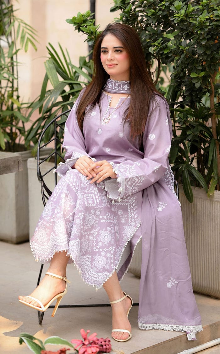 Sapphire Bloom 3pc Dress