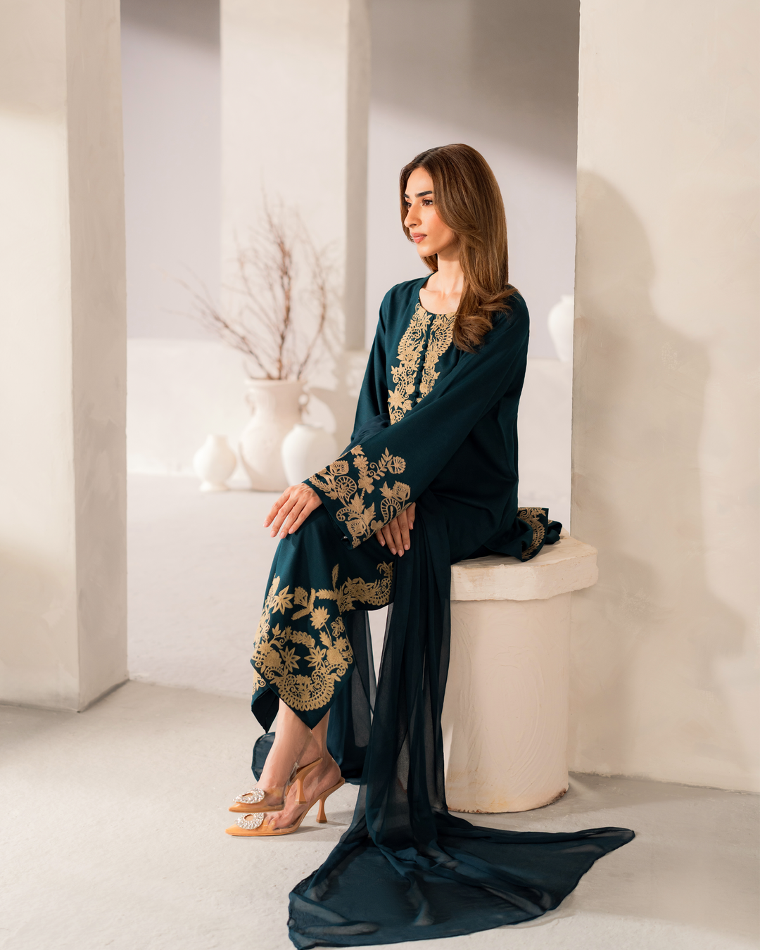 Nayab Printed 3pc Dress