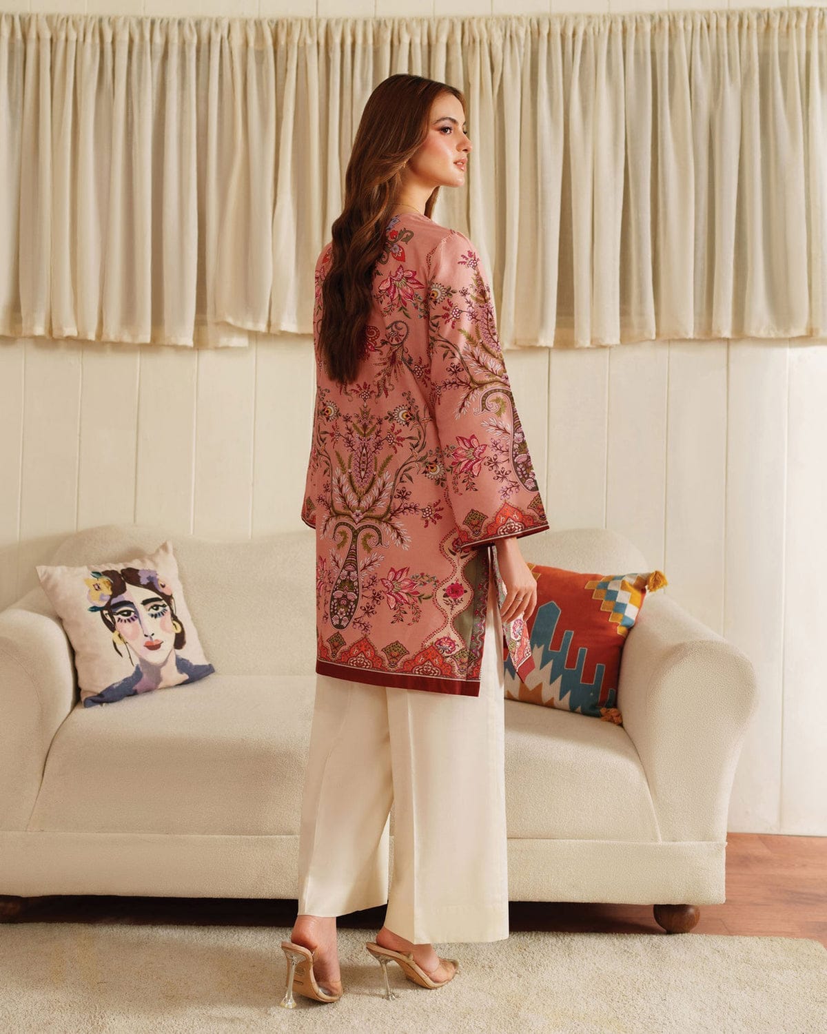 Huda 2pc Printed Dress