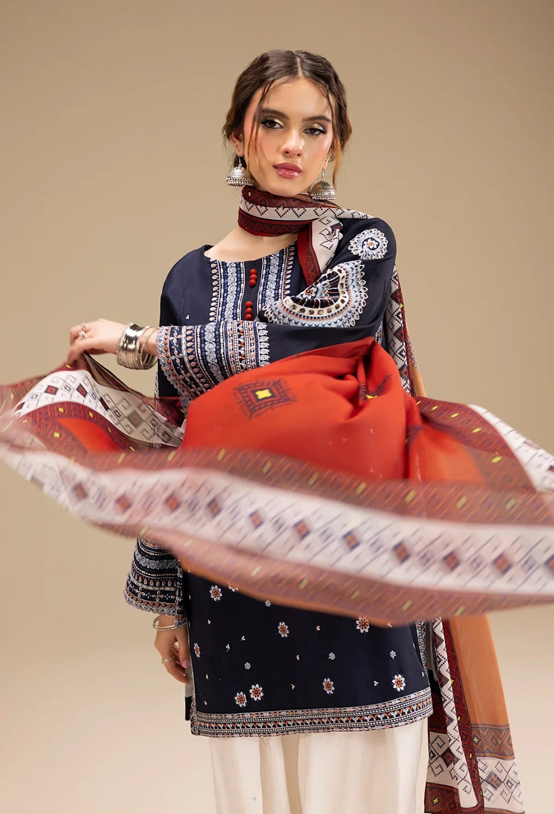 Arzu Full Embroidered 3pcs(Stitched)